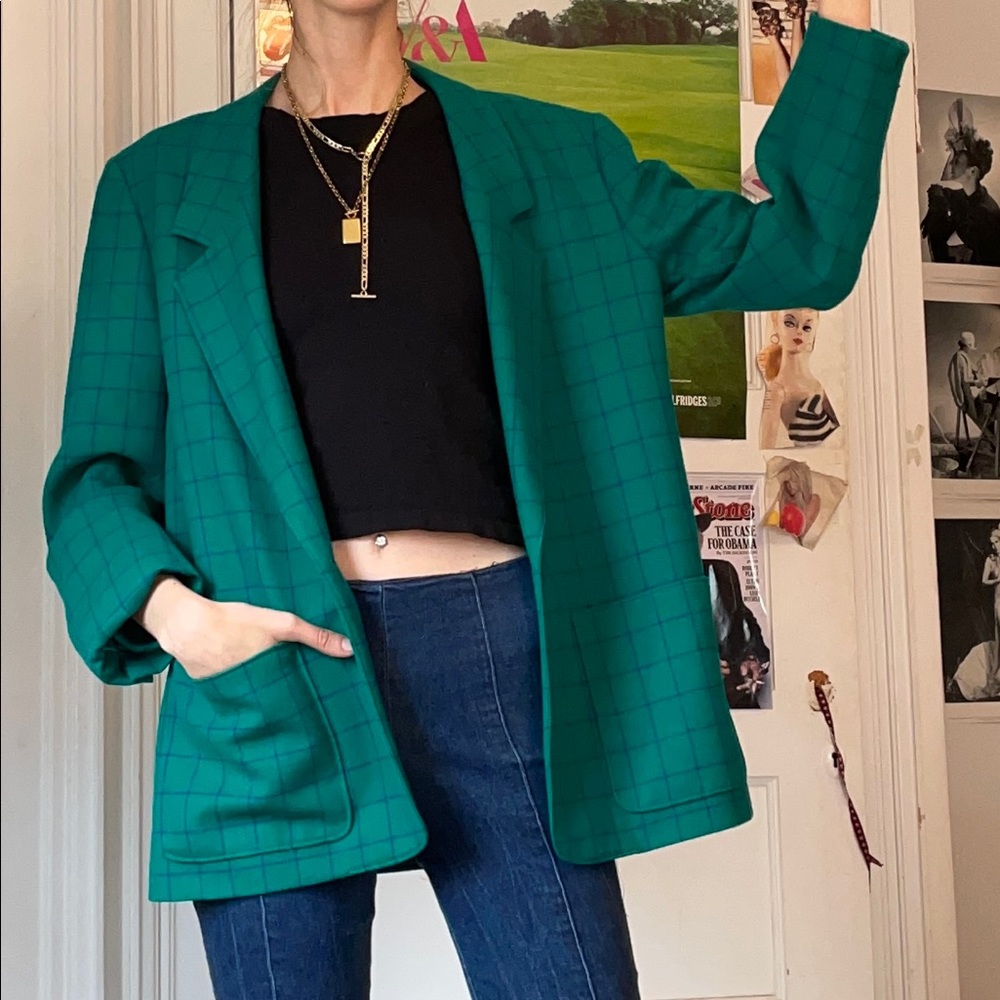 VINTAGE Pendleton Green Blazer